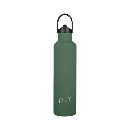 Puff Rubber Army Green Sipping+ Bottle 750ml