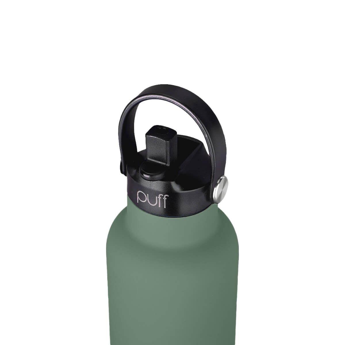Puff Rubber Army Green Sipping+ Bottle 750ml