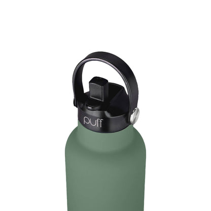 Puff Rubber Army Green Sipping+ Bottle 750ml