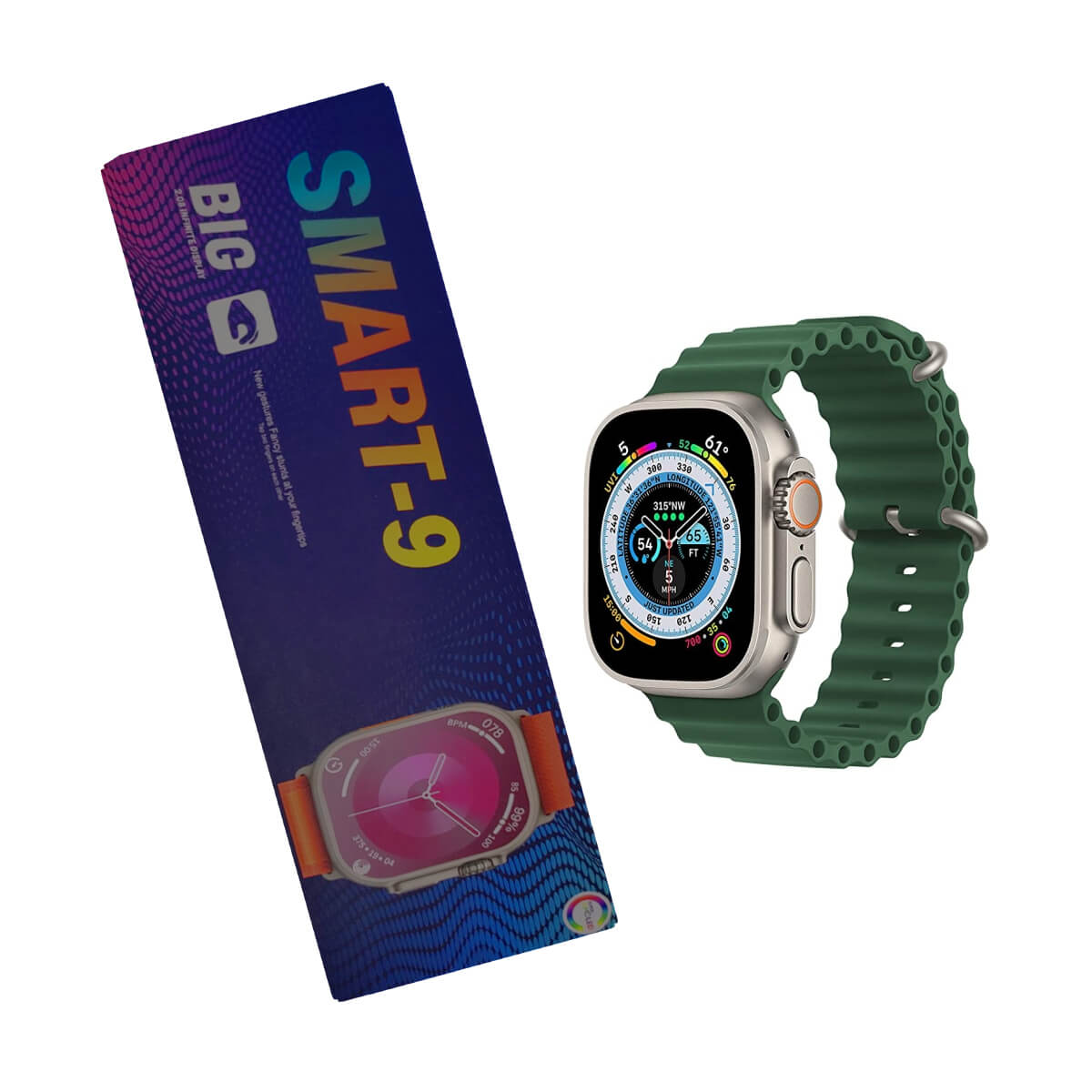 Doha Smart Ix Smart 9 Super AMOLED Infinite Display Smartwatch - Web Store