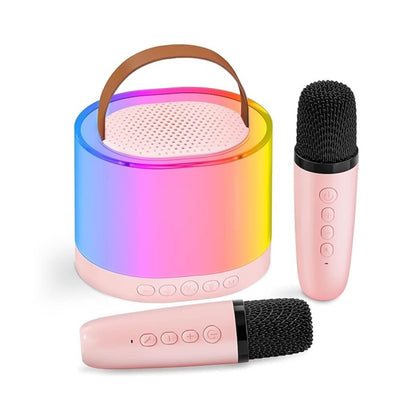 Smart Portable Speaker K52 with RGB Light and Karaoke Mic