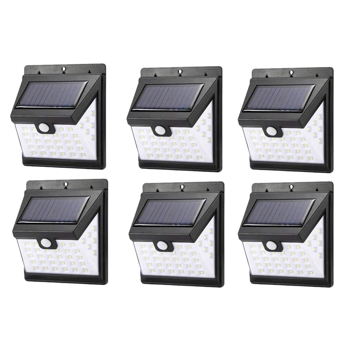 MX Super Split Solar Motion Sensor Light 6 PCS Combo