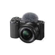كاميرا سوني ألفا ZV-E10 بدون مرآة مع عدسة E PZ 16-50mm F3.5-5.6 OSS - أسود