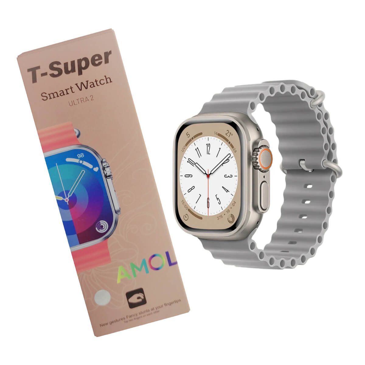 T Super Ultra 2 AMOLED Display Smartwatch