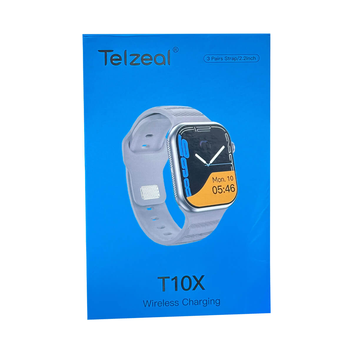 Telzeal T10X Smartwatch with 3 Pair Strap