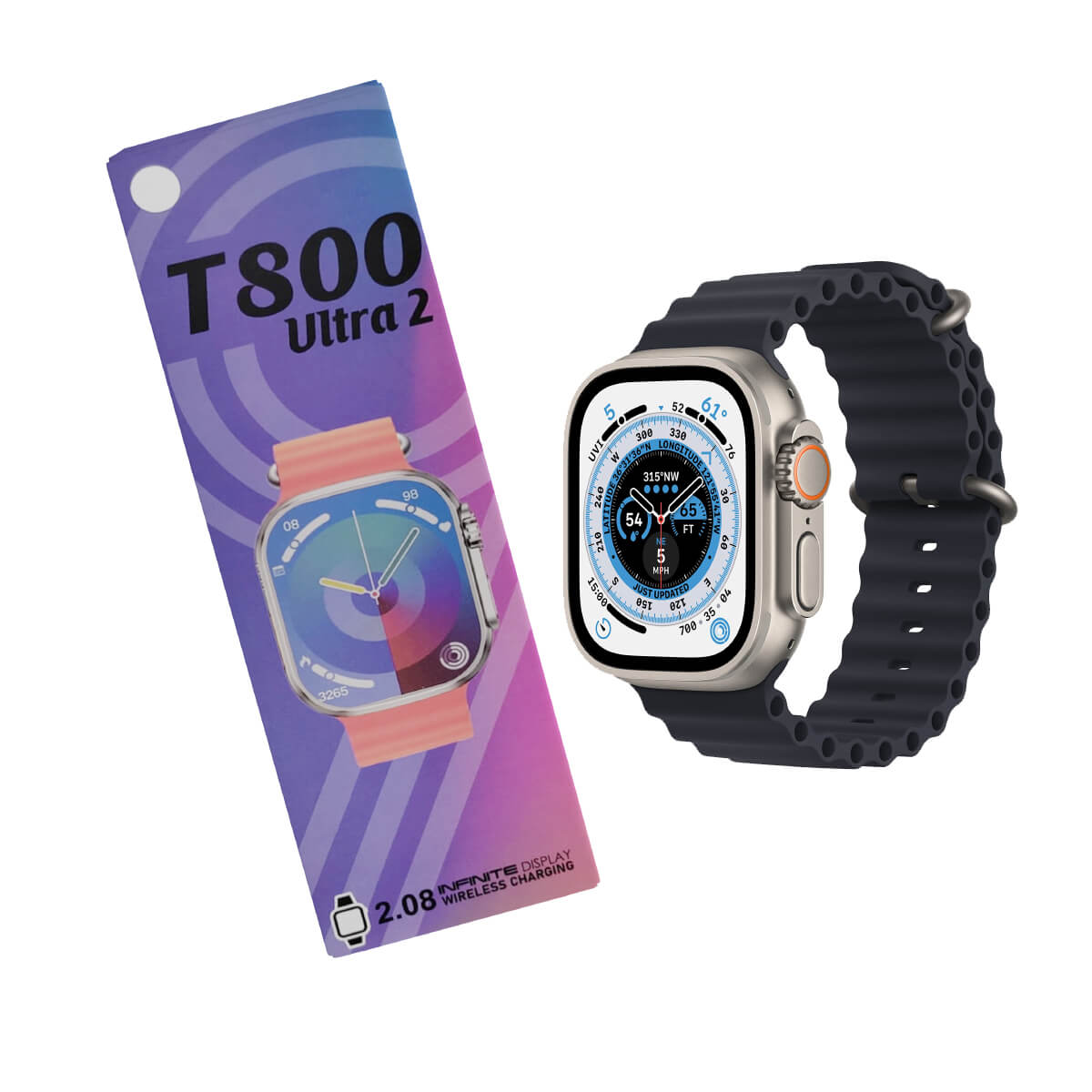 T800 Ultra 2 45mm 1.99 Infinite Display Smartwatch