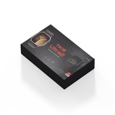 ساعة TK19 Ultra 2 الذكية بشاشة Super AMOLED مع حزامين