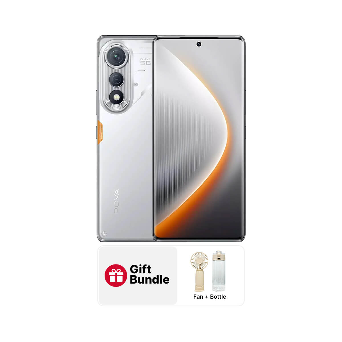Tecno Pova Curve 5G (8GB RAM + 256GB Memory) - Magic Silver