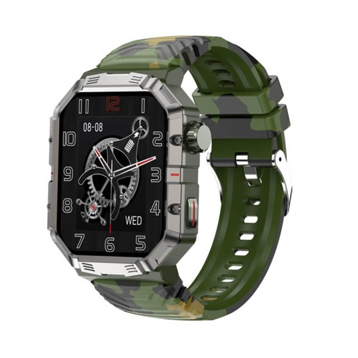 Telzeal T-Swatch with 4 Pairs Strap & Belt Bag with Z66 Pro Smartwatch - Green