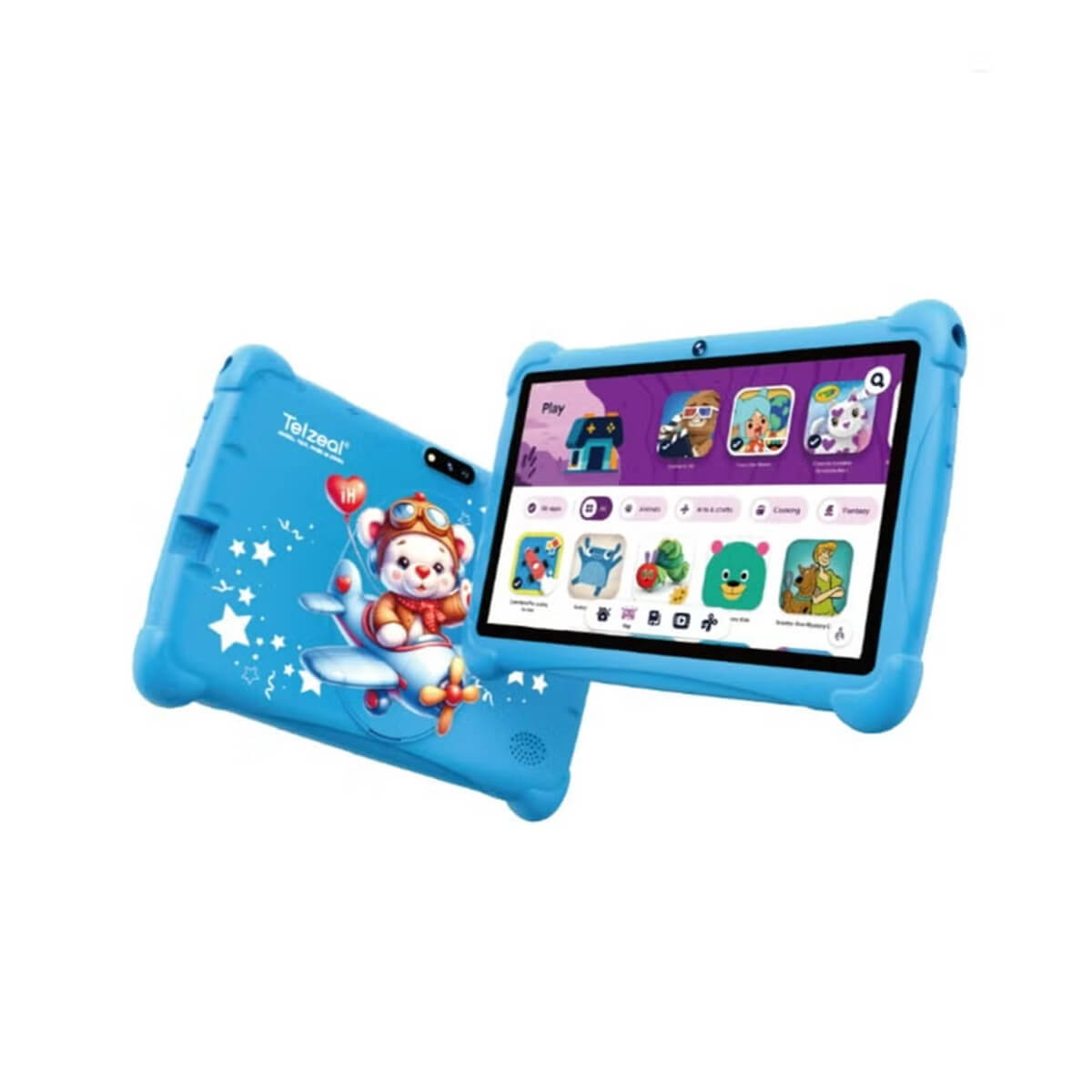 Telzeal P602 Kids Android Tab 4GB RAM + 128GB Memory