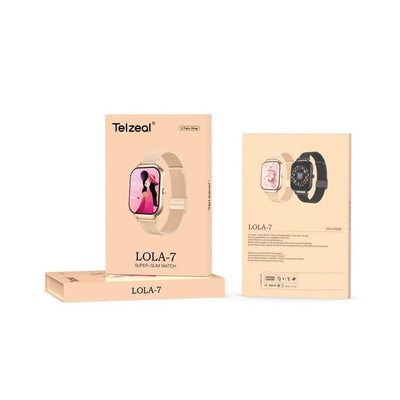Telzeal Lola 7 Smartwatch with 2 Straps