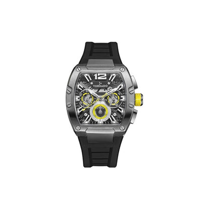 Tornado Xenith Multifunction Men's Black Dial Analog Watch - T23105-XSBB