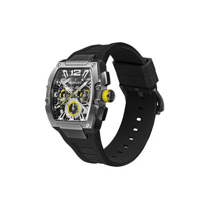 Tornado Xenith Multifunction Men's Black Dial Analog Watch - T23105-XSBB