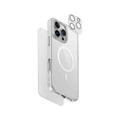 مجموعة Uniq ClearVue 360 ​​MagSafe Essential Bundle Pack لجهاز iPhone 16 Pro Max