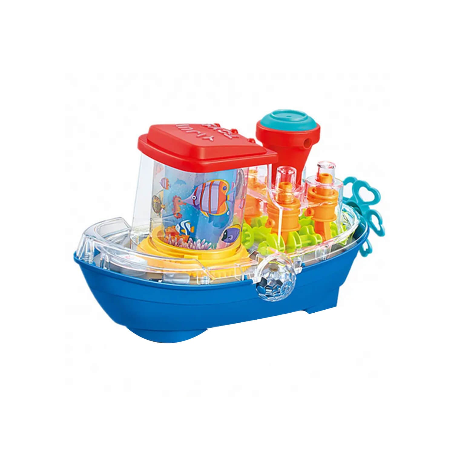 Transparent Gear Land Ship Toy YJ388-67