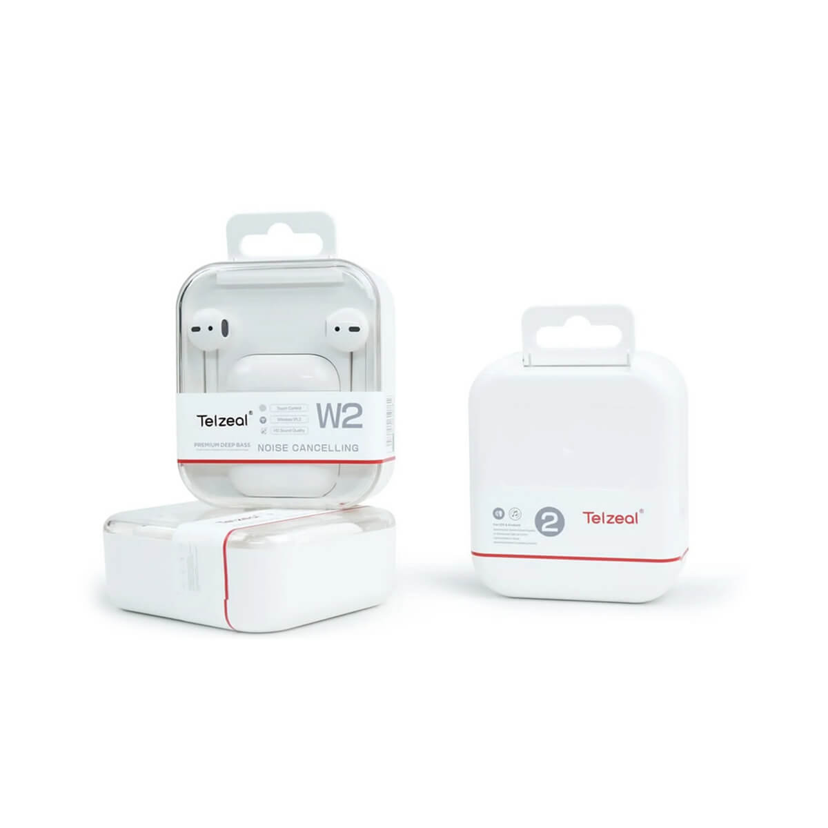 Telzeal W2 Wireless Earbuds with Noise Cancelling