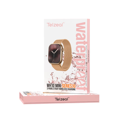 Telzeal WH10 Mini Smartwatch with 3 Pair Straps