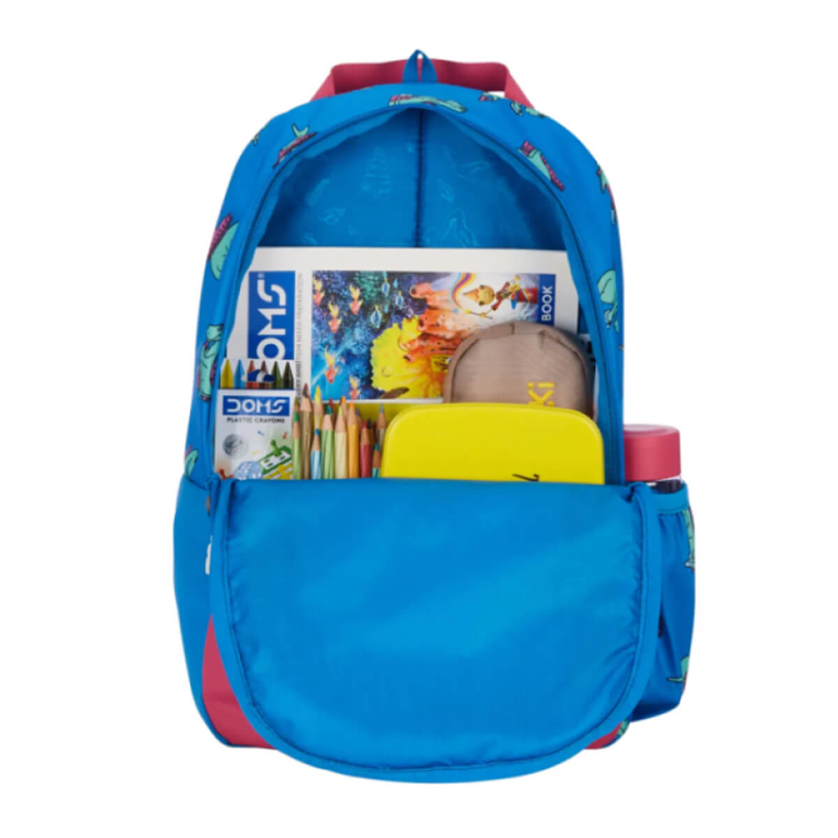 Wildcraft Wiki Champ 2 Dino Backpack - Blue