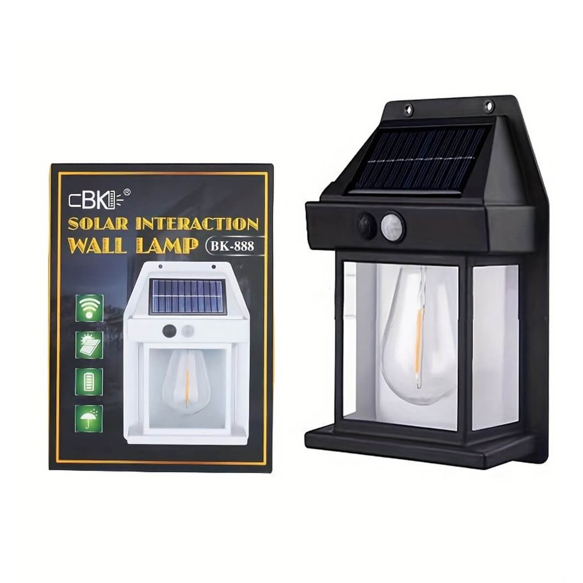 CBK Solar Interaction Wall Lamp BK-888 10 PCS Combo