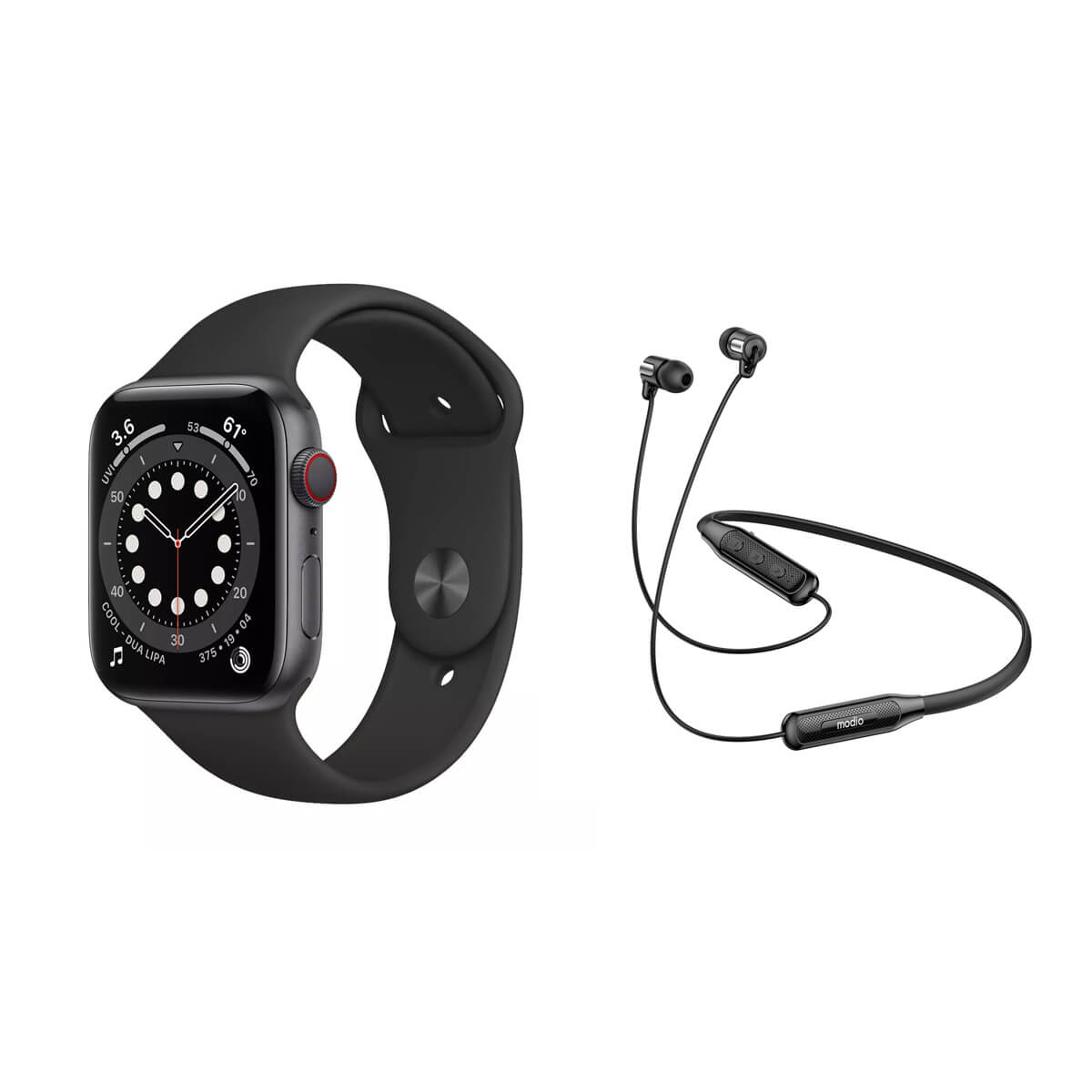 Xcell G7 Talk Smartwatch with Mozio MZ300 Wireless Neckband Combo