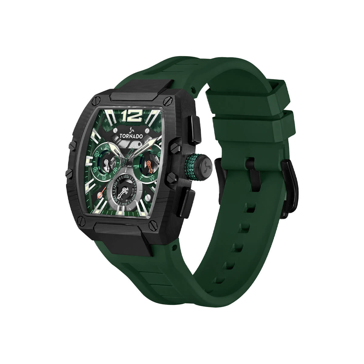 Tornado Xenith Multi Function Watch T23105L-BFGB - Dark Green