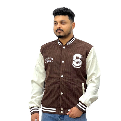 Nansa Long Sleeve Letter Pocket Mens Jacket (YK23109)