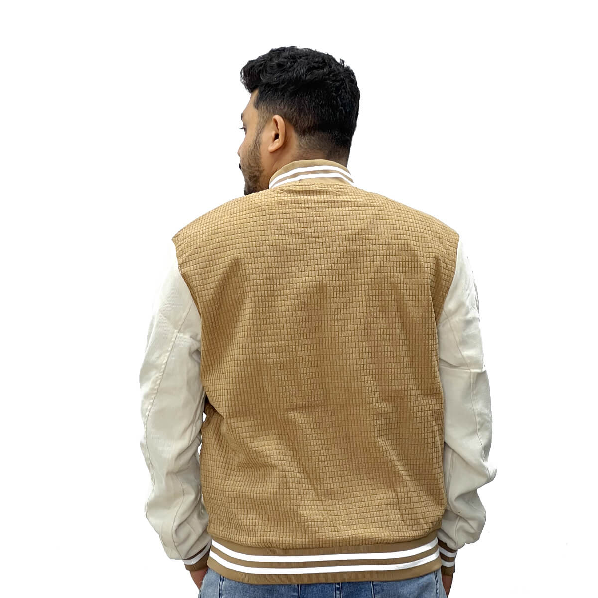 Nansa Long Sleeve Letter Pocket Mens Jacket (YK23109)