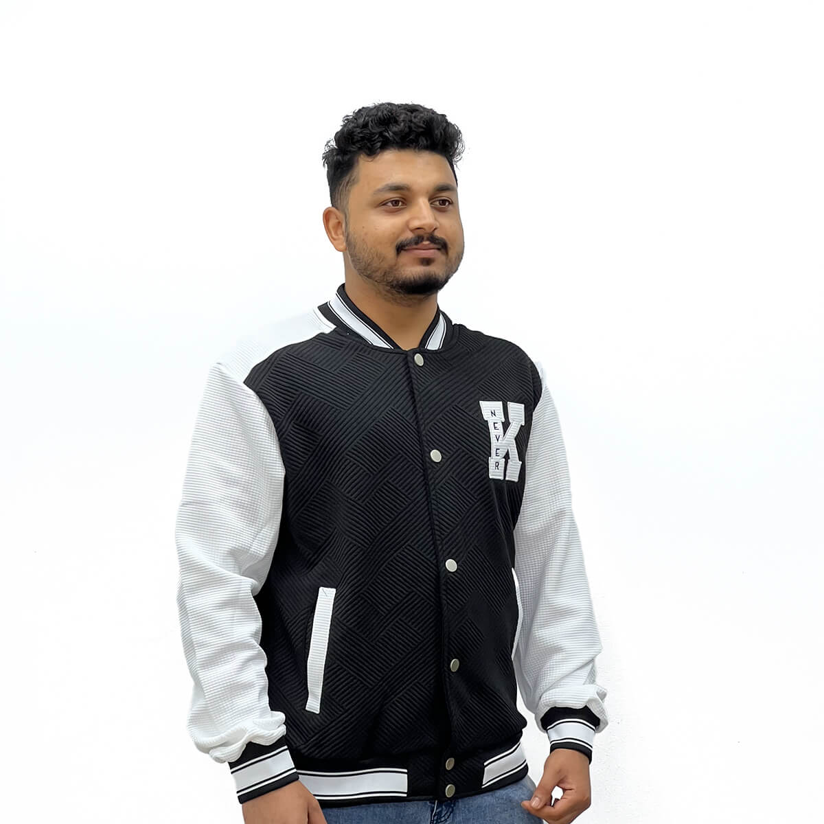 Nansa Long Sleeve Letter Pocket Mens Jacket (YK23110)