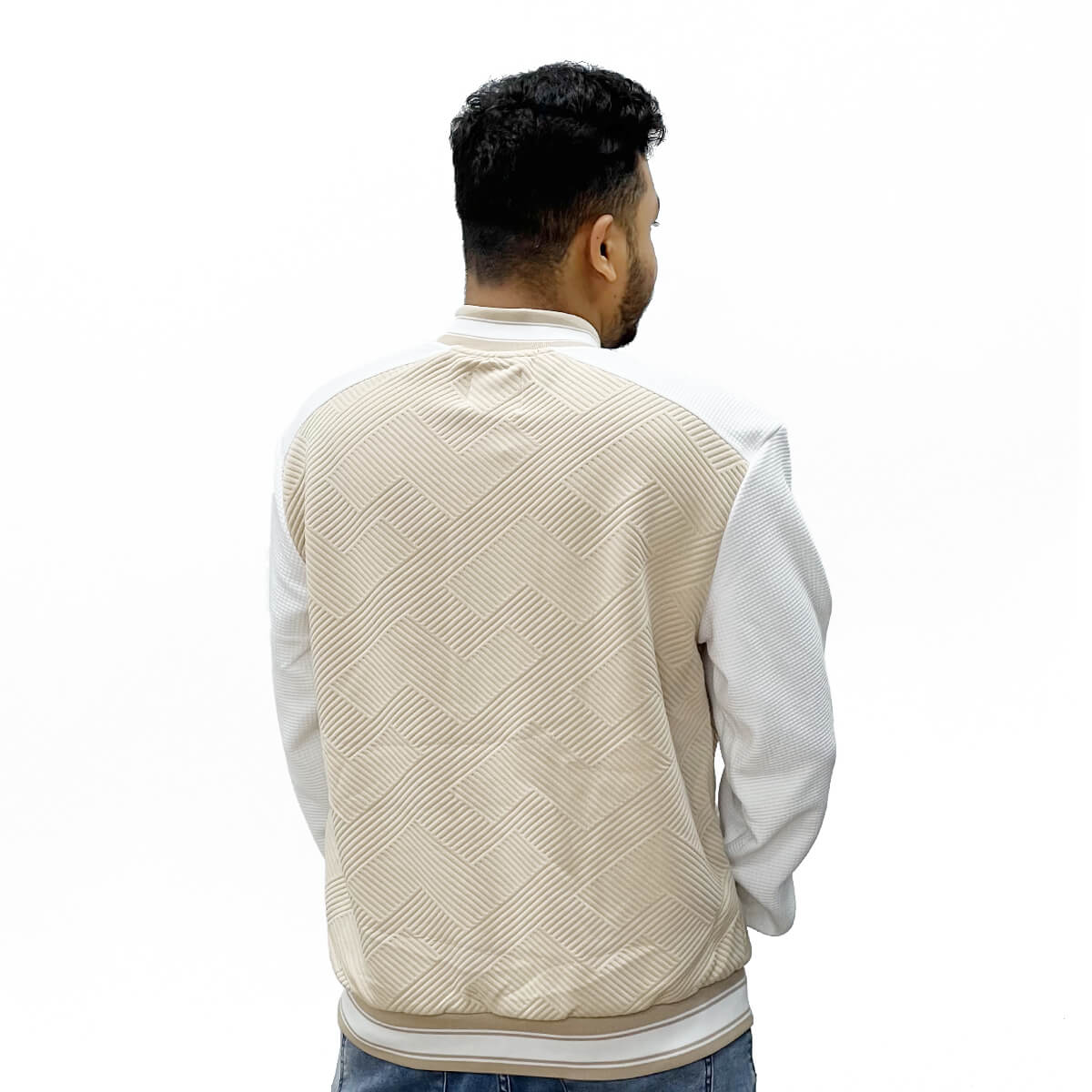 Nansa Long Sleeve Letter Pocket Mens Jacket (YK23110)