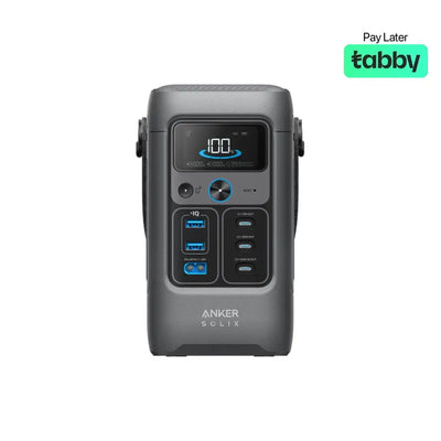 Anker Solix C200 DC Portable Power Station 60000mAh 200W A17270Z1 - Dark Gray