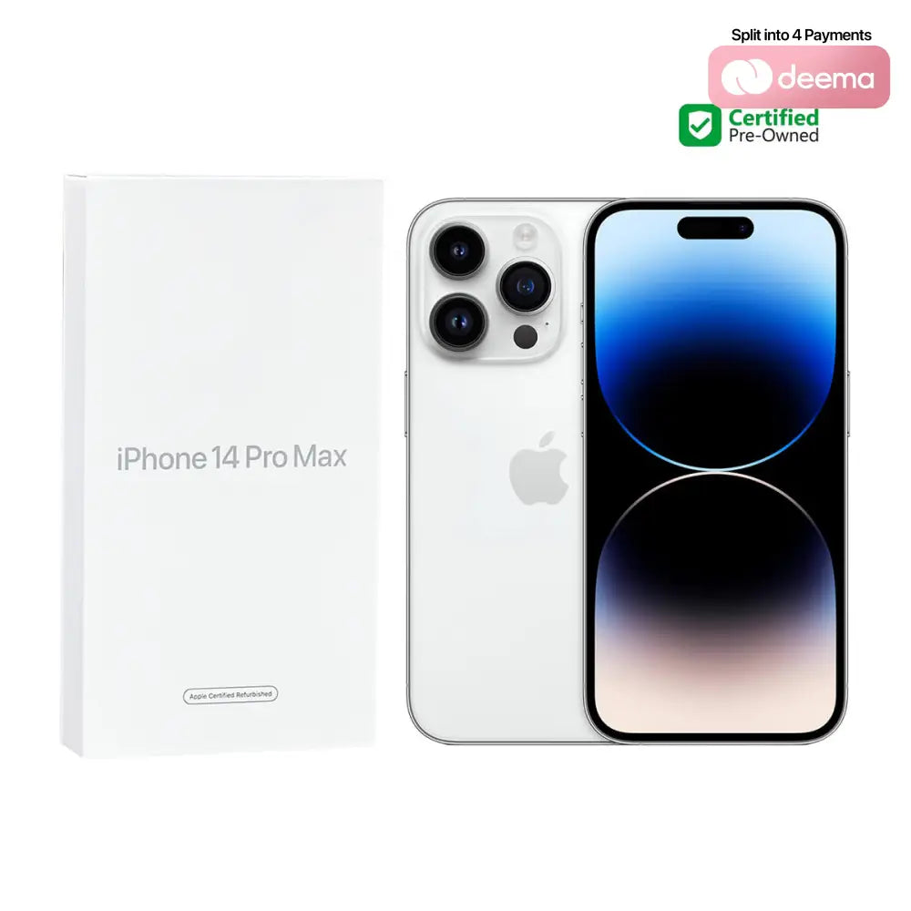 Apple iPhone 14 Pro Max 256GB - Silver (Apple Certified Refurbished)