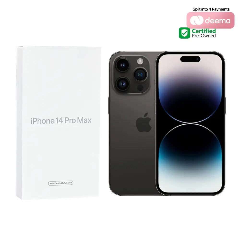 Apple iPhone 14 Pro Max 512GB - Space Black (Apple Certified Refurbished)