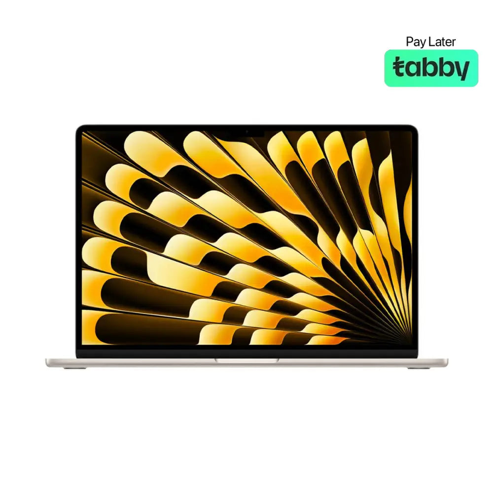 Apple MacBook Air M3 Chip 15-inch 8GB RAM 256GB SSD - Starlight