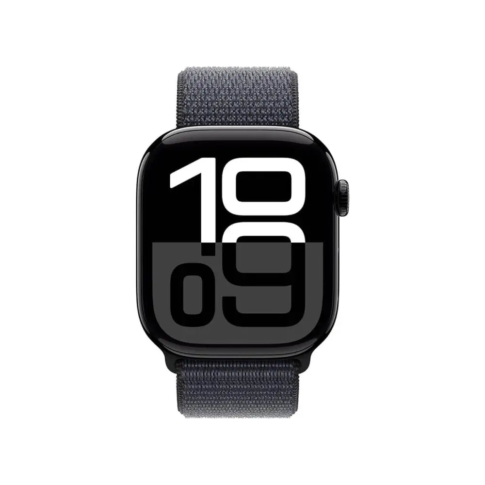 Apple Watch Series 10 42mm (GPS + Cellular) Jet Black Aluminum Case Ink Sport Loop