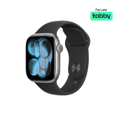 Apple Watch Series 11 42mm (GPS + Cellular) Space Gray Aluminum Case Black Sport Band S/M