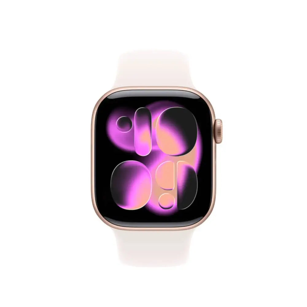 Apple Watch Series 11 42mm (GPS) Rose Gold Aluminum Case Light Blush Sport Band S/M