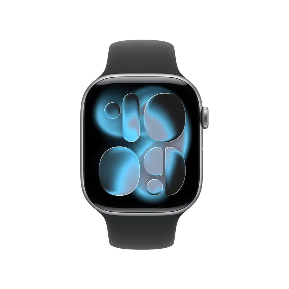 Apple Watch Series 11 42mm (GPS) Space Gray Aluminum Case Black Sport Band S/M