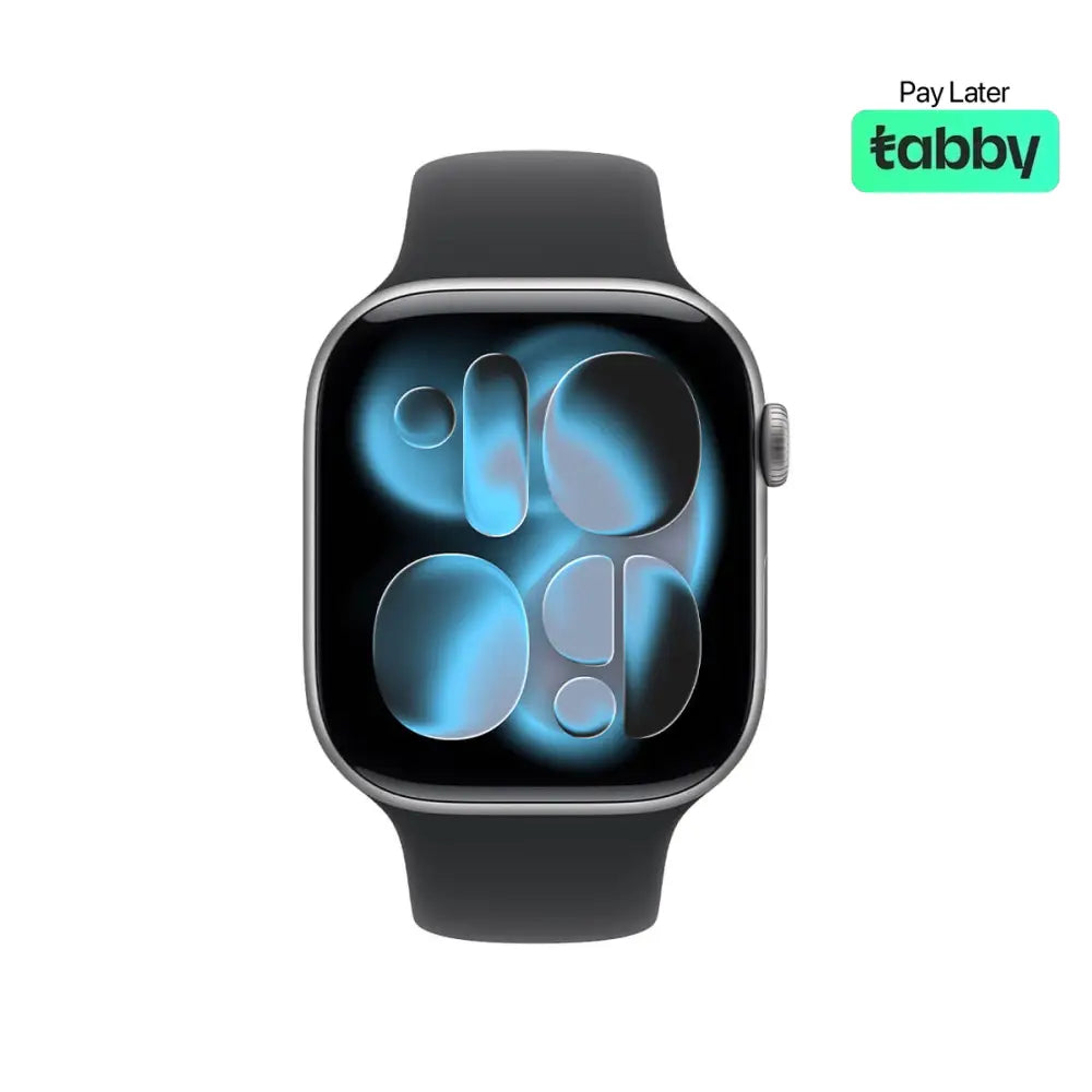 Apple Watch Series 11 46mm (GPS + Cellular) Space Gray Aluminum Case Black Sport Band M/L