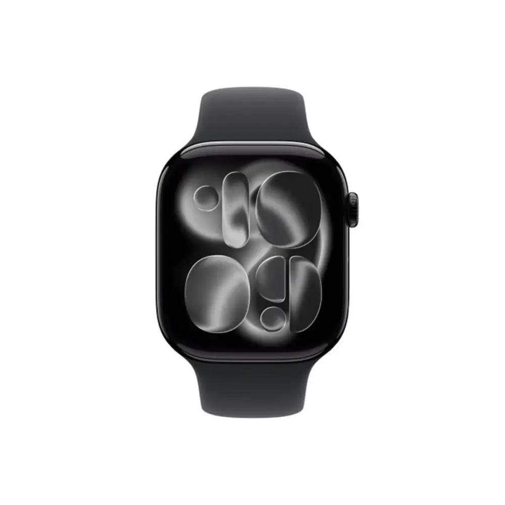 Apple Watch Series 11 46mm (GPS) Jet Black Aluminum Case Black Sport Band S/M