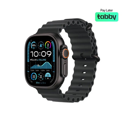 Apple Watch Ultra 2 49mm Black Titanium Black Ocean Band