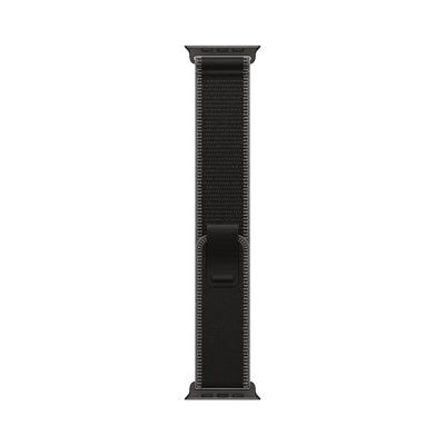 Apple Watch Ultra 3 49mm Black Titanium Case with Black/Charcoal Trail Loop - S/M