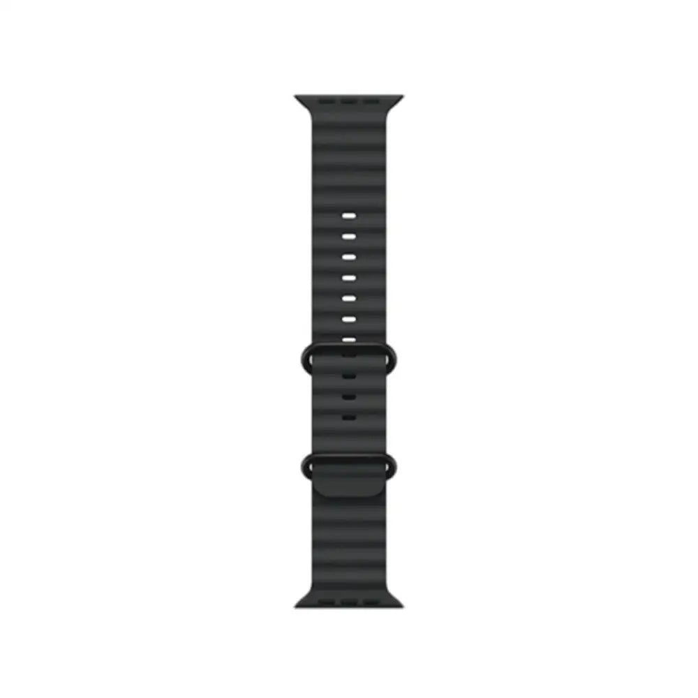 Apple Watch Ultra 3 49mm Black Titanium Case with Black Ocean Band
