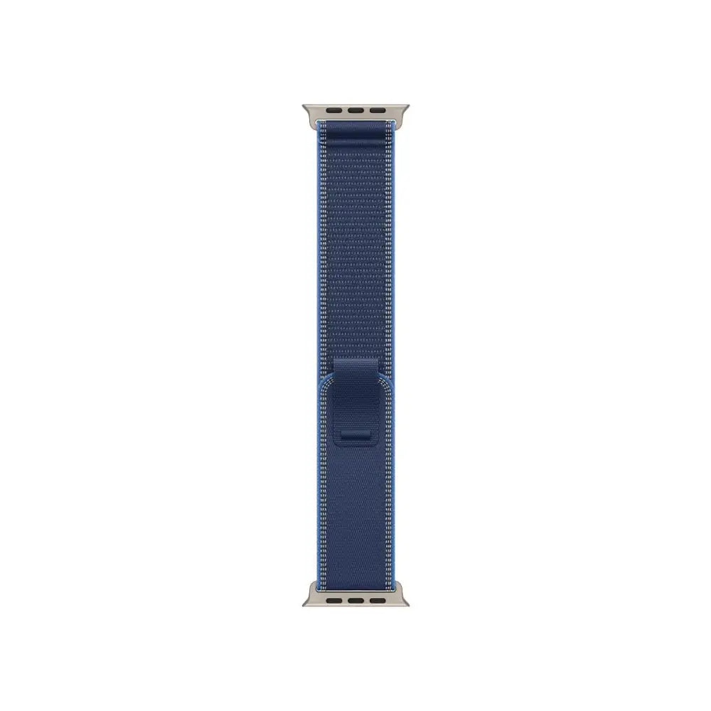 Apple Watch Ultra 3 49mm Natural Titanium Case Blue/Bright Blue Trail Loop - S/M