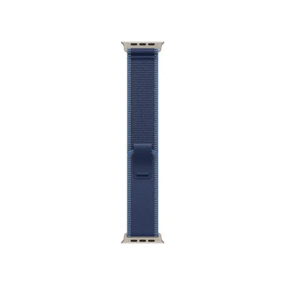 Apple Watch Ultra 3 49mm Natural Titanium Case Blue/Bright Blue Trail Loop - S/M