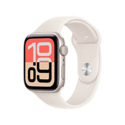 Apple Watch SE 3 GPS 44mm Starlight Aluminium Case with Starlight Sport Band - M/L