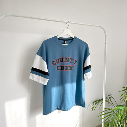 Cotton Loopknit Fi Sleeve T Shirt