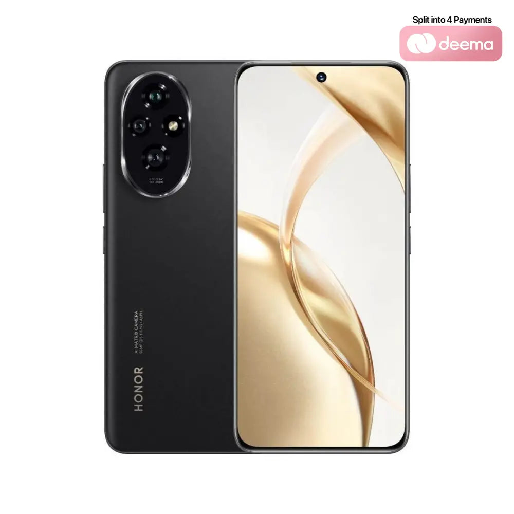 Honor 200 (12GB RAM + 512GB Memory) - Black