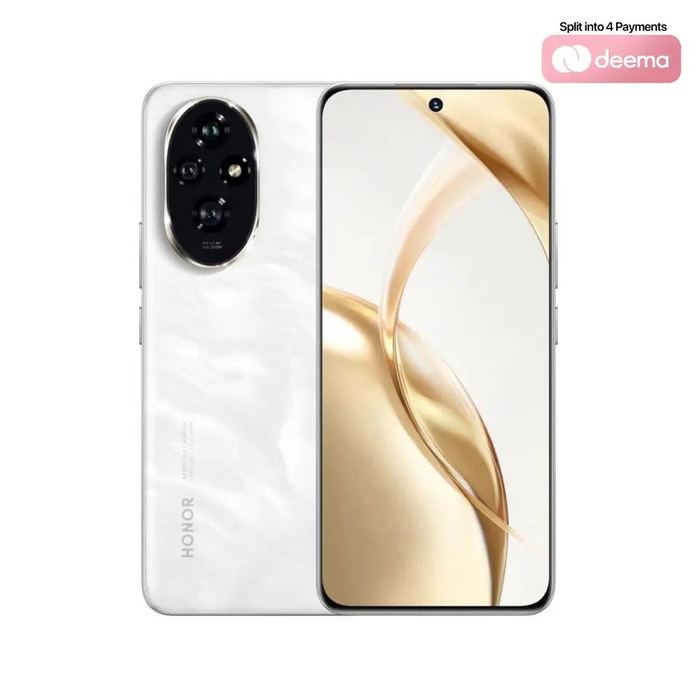 Honor 200 (12GB RAM + 512GB Memory) - Moonlight White