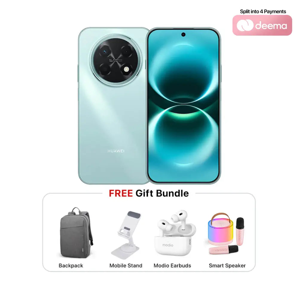 Huawei Nova 15 Max (8GB RAM + 256GB Memory) - Lake Cyan