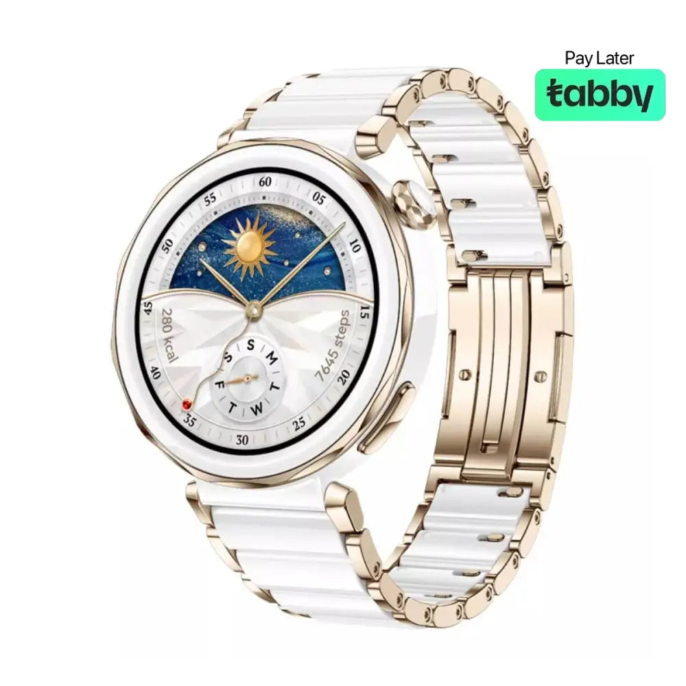 Huawei Watch GT 5 Pro 42mm Smartwatch - Ceramic White